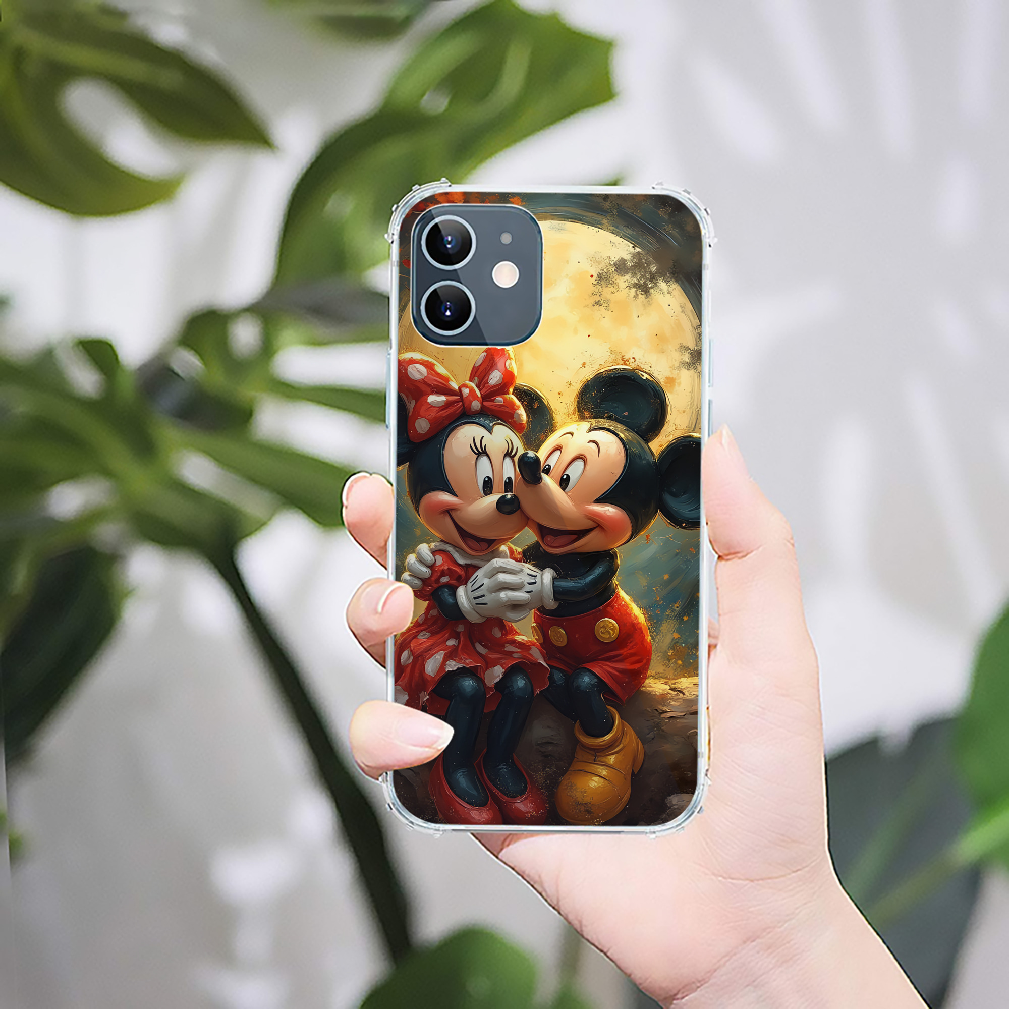 ミッキーマウス Mickey Mouse 【iPhone 12シリーズ対応】透明スマホケース（クリアソフトケース）
